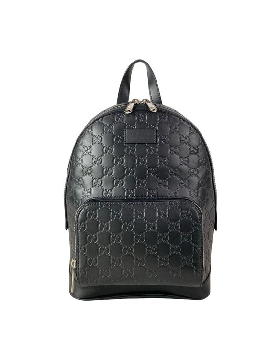 Gucci Backpack Guccissima Line Black Leather main image 10